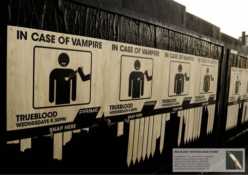 En caso de vampiros, arranque una estaca