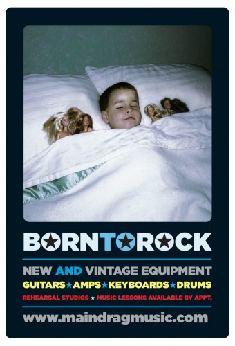 Publicidad Main Drag Music - Born To Rock, Orgía