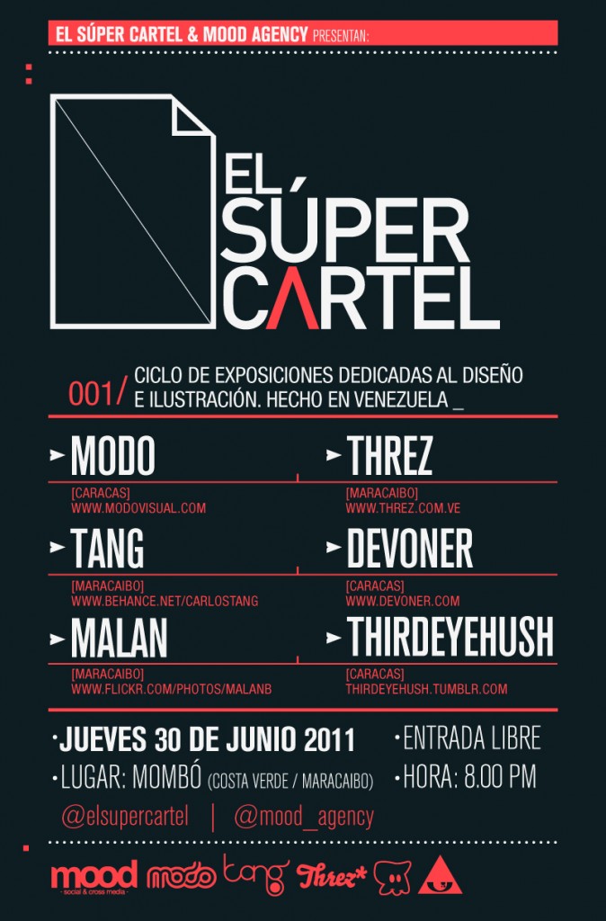 El Súper Cartel: Ciclo de Exposiciones dedicada al Diseño e Ilustración hecho en Venezuela