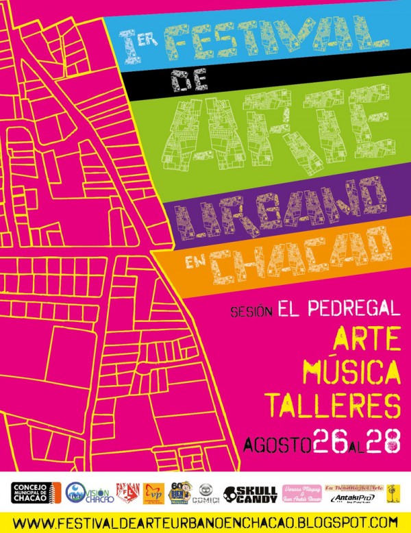 1er Festival de Arte Urbano en Chacao - El Pedregal, 26 al 28 de agosto 2011