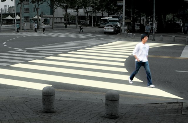 Jae Min Lim: Ergo Crosswalks (paso de cebra ergonómico)