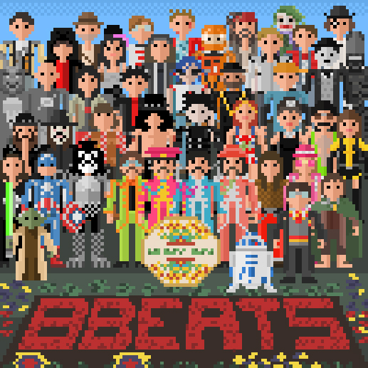 Beatles Pixelados 8 bits por 8Beats (Thiago Krening)