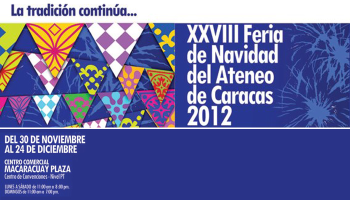 Feria Navideña del Ateneo de Caracas 2012