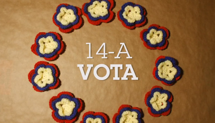 Teje la Araña - 14-A Vota