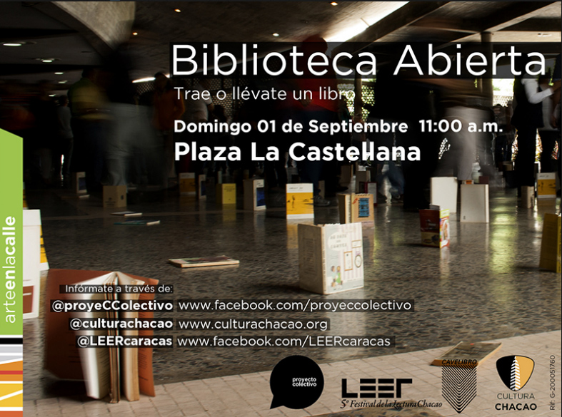Biblioteca Abierta: Intercambio de Libros en la Plaza La Castellana (Chacao)