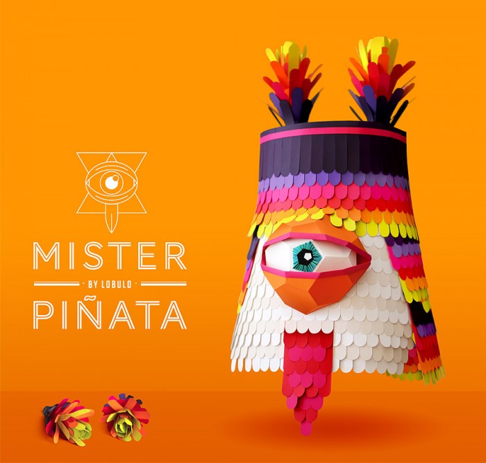 "Mister Piñata" proyecto personal, por Lobulo Design