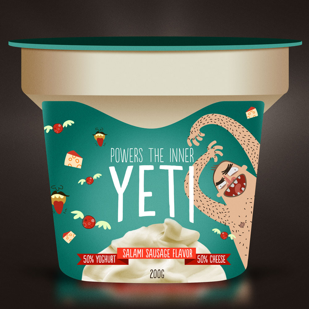 Yeti Yoghurt - Ilustraciones por Morkwork (Marcos Andrade)