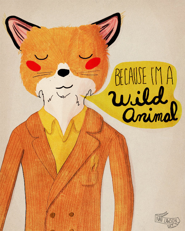 "Because I'm a Wild Animal" por Nan Lawson