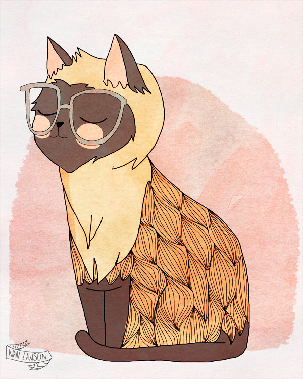 "Hip Cat" por Nan Lawson