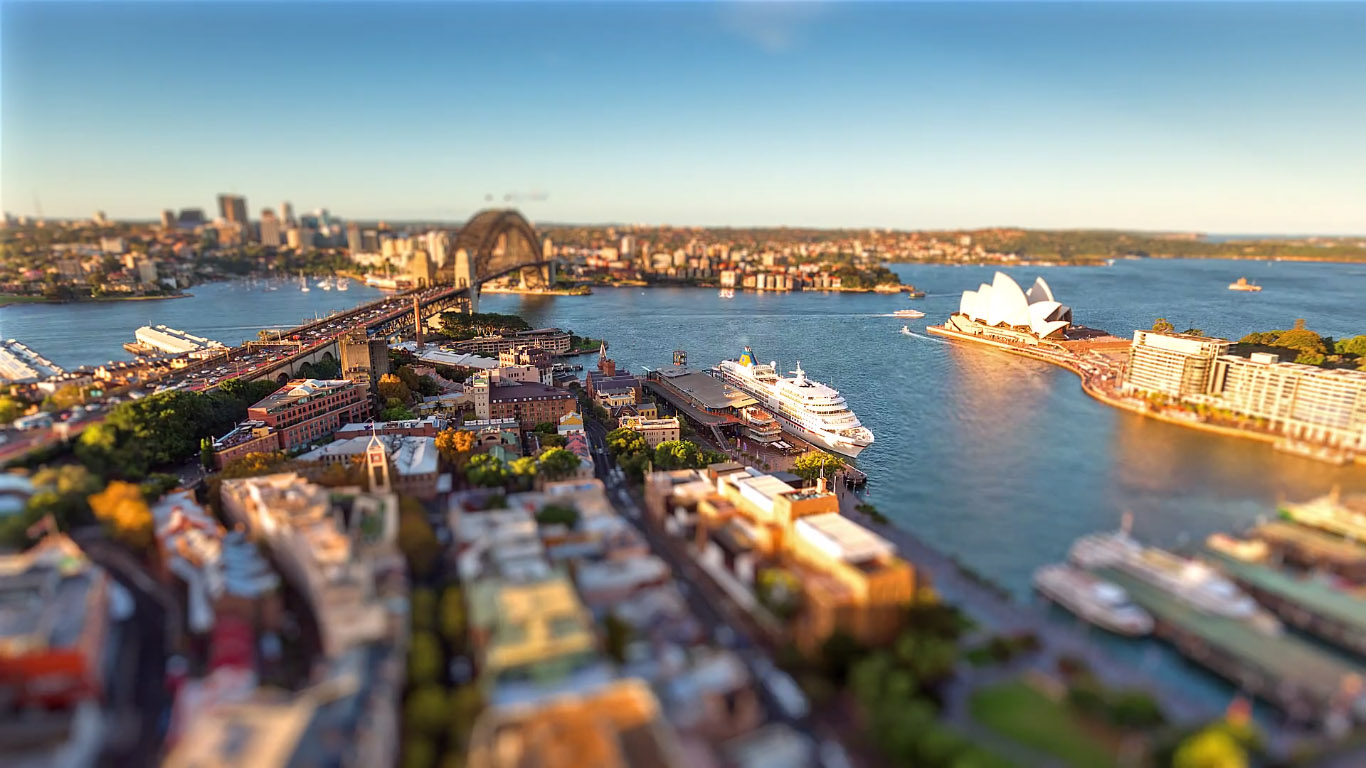 Tiny Sydney: Tilt-Shift de Sidney, Australia, por Filippo Rivetti