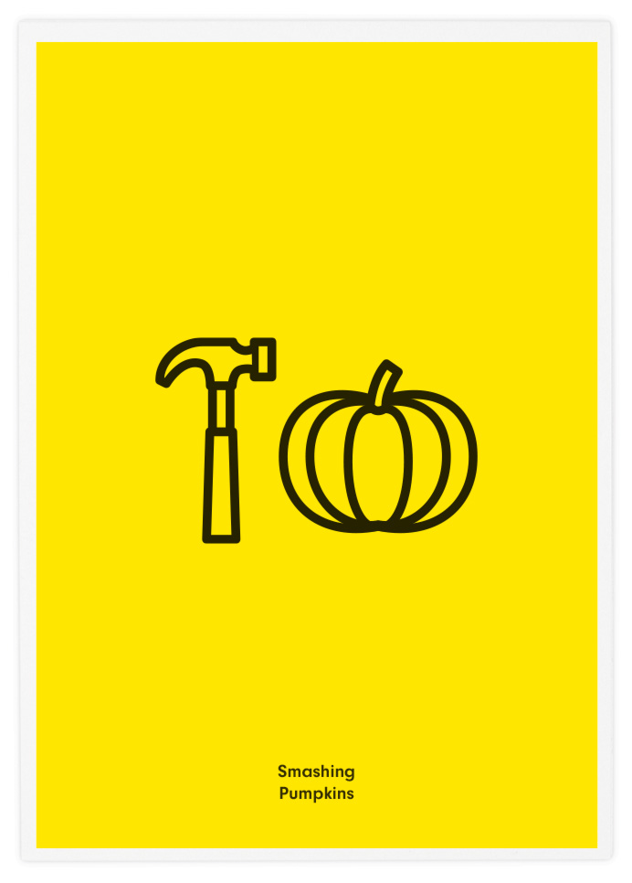 "Smashing Pumpkins" poster por Tata&Friends