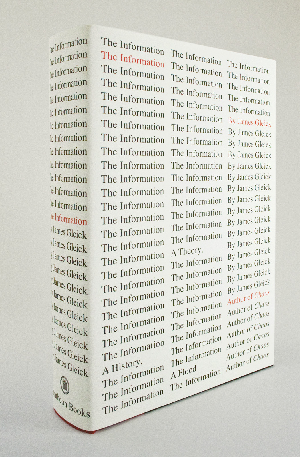 "The Information" James Gleick (diseño de cubierta por Peter Mendelsund)