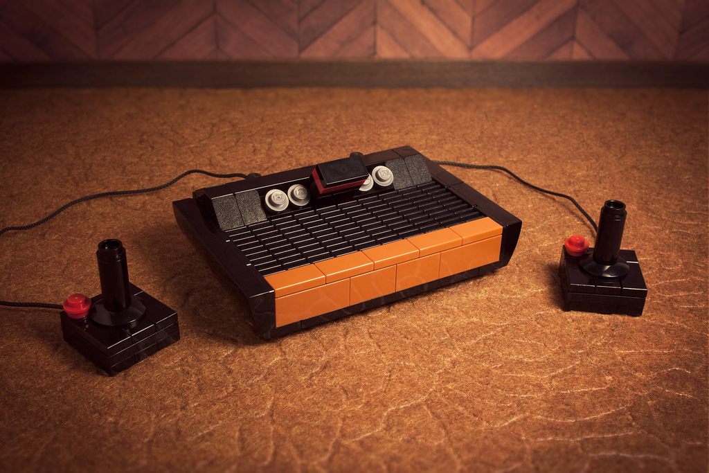 "Atari 2600" en Lego, por Chris McVeigh