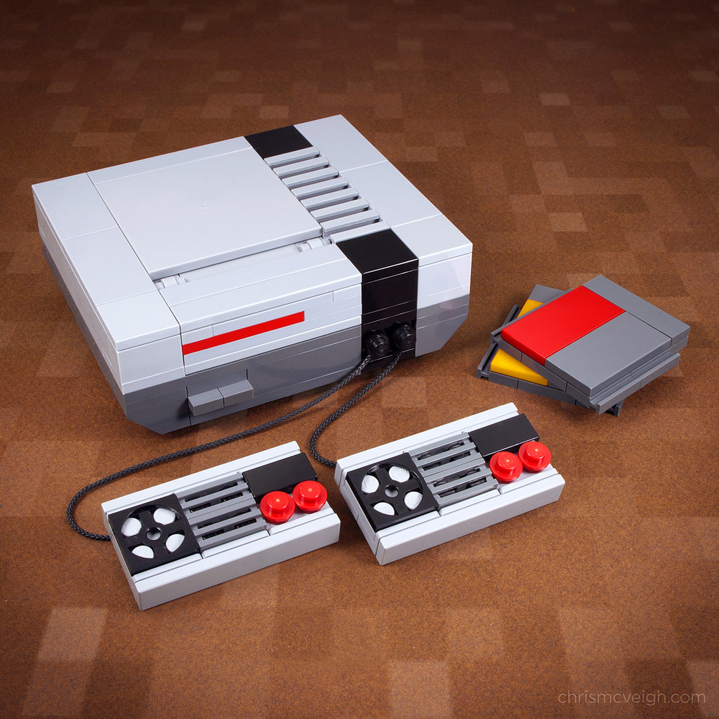 "Nintendo NES" en Lego, por Chris McVeigh
