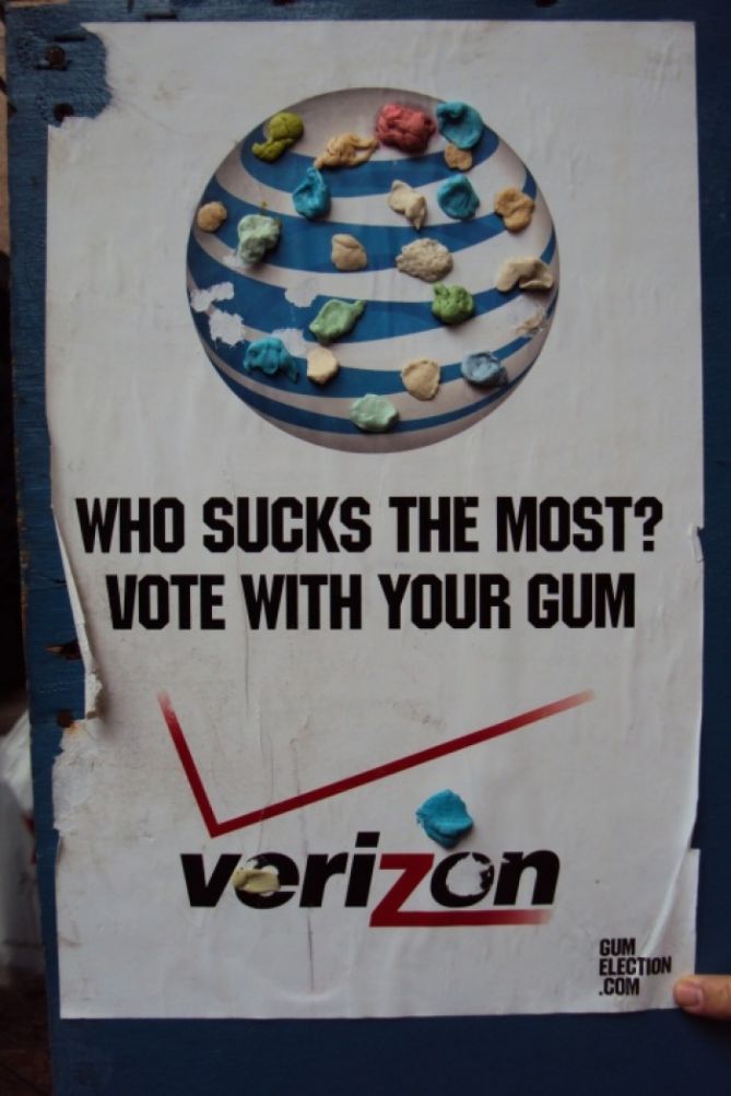 Gum Election 2011 - AT&T vs Verizon