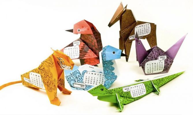 Calendario Origami 2013 - Beastyle