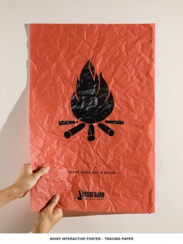 Saxsofunny - Poster Interactivo: Fuego