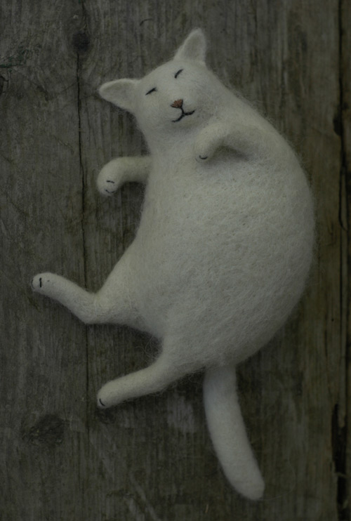 Peluches de Fieltro - Gato. Por Victor Dubrovsky