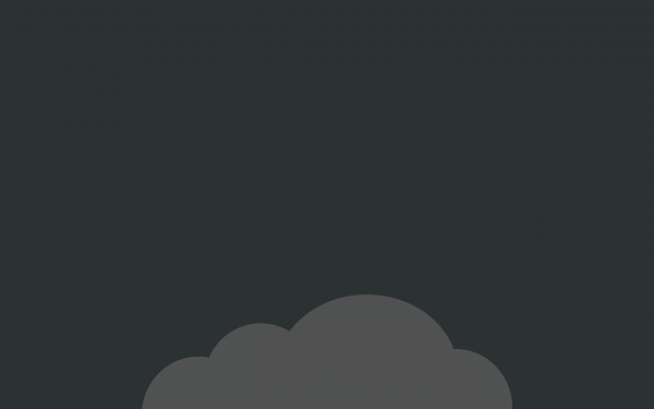 Simple Desktops - Fondo de pantalla minimalista: Nube oscura