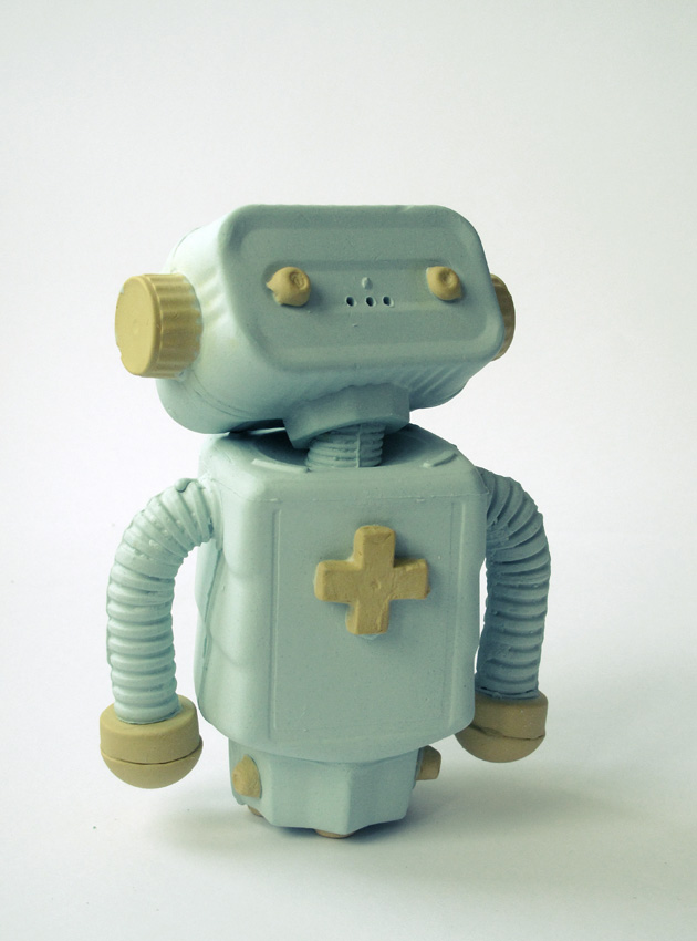 Robots - Esculturas en Cerámica por Matias Liimatainen