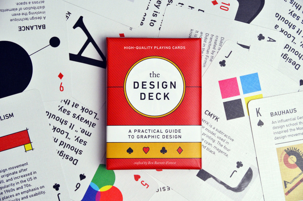 The Design Deck: Baraja con Conceptos de Diseño Gráfico